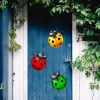 1pc/6pcs, Metal Ladybugs Wall Decor, Metal Ladybugs Hanging Decor, Home Decor, Garden Decor, Wall Decor, Bedroom Decor, Wedding Decor, Party Decor